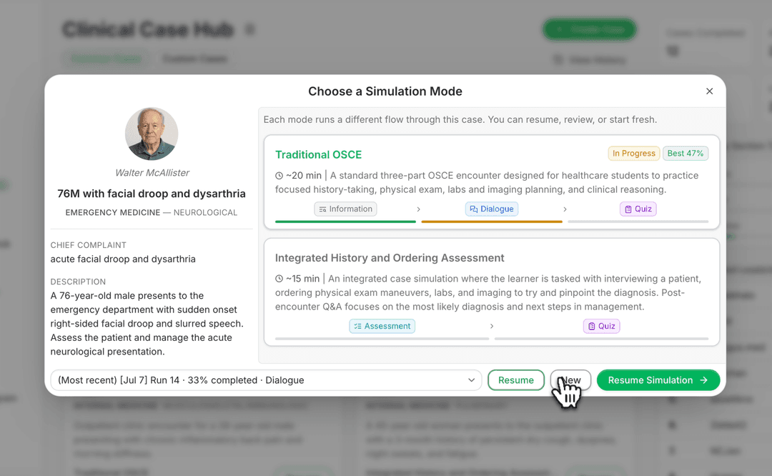 AI Patient Simulator for Healthcare Training