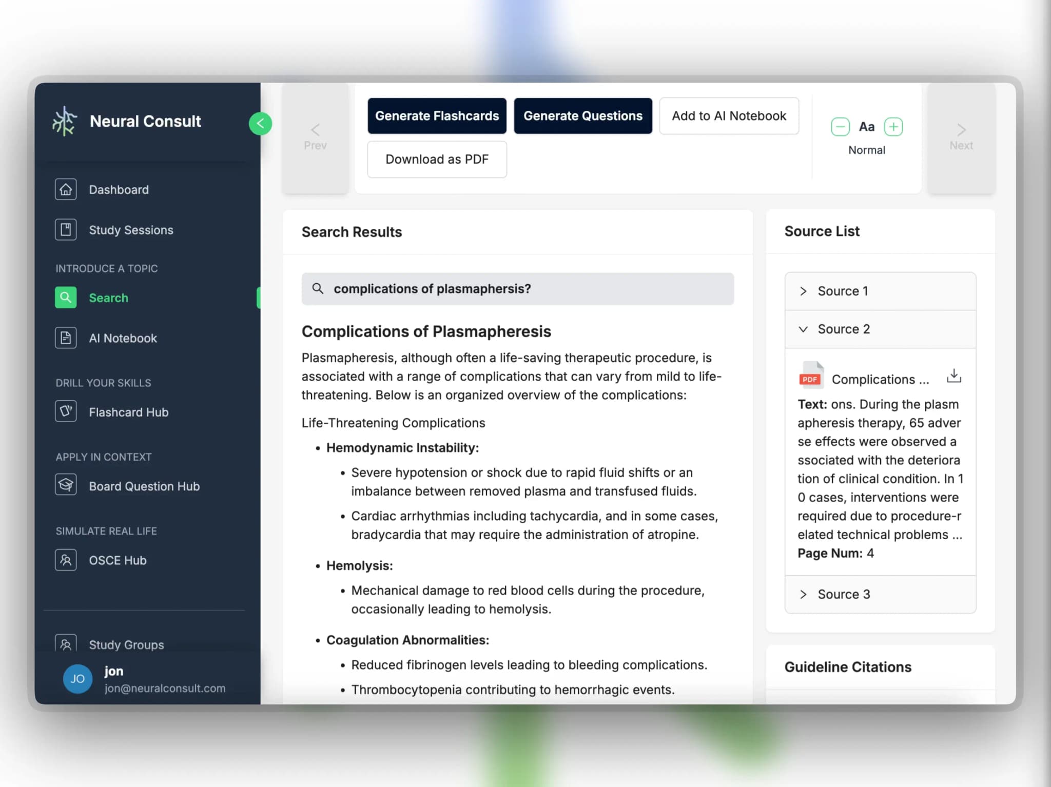 Step 3: Search your files with citations