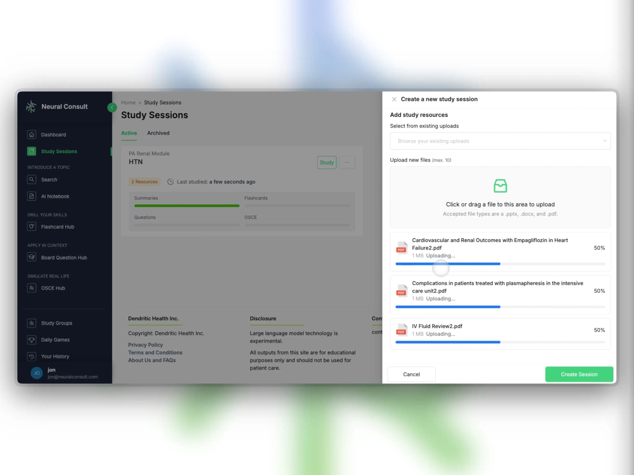 Step 1: Upload up to 10 files at once to get started, but you can add as many files as you’d like!