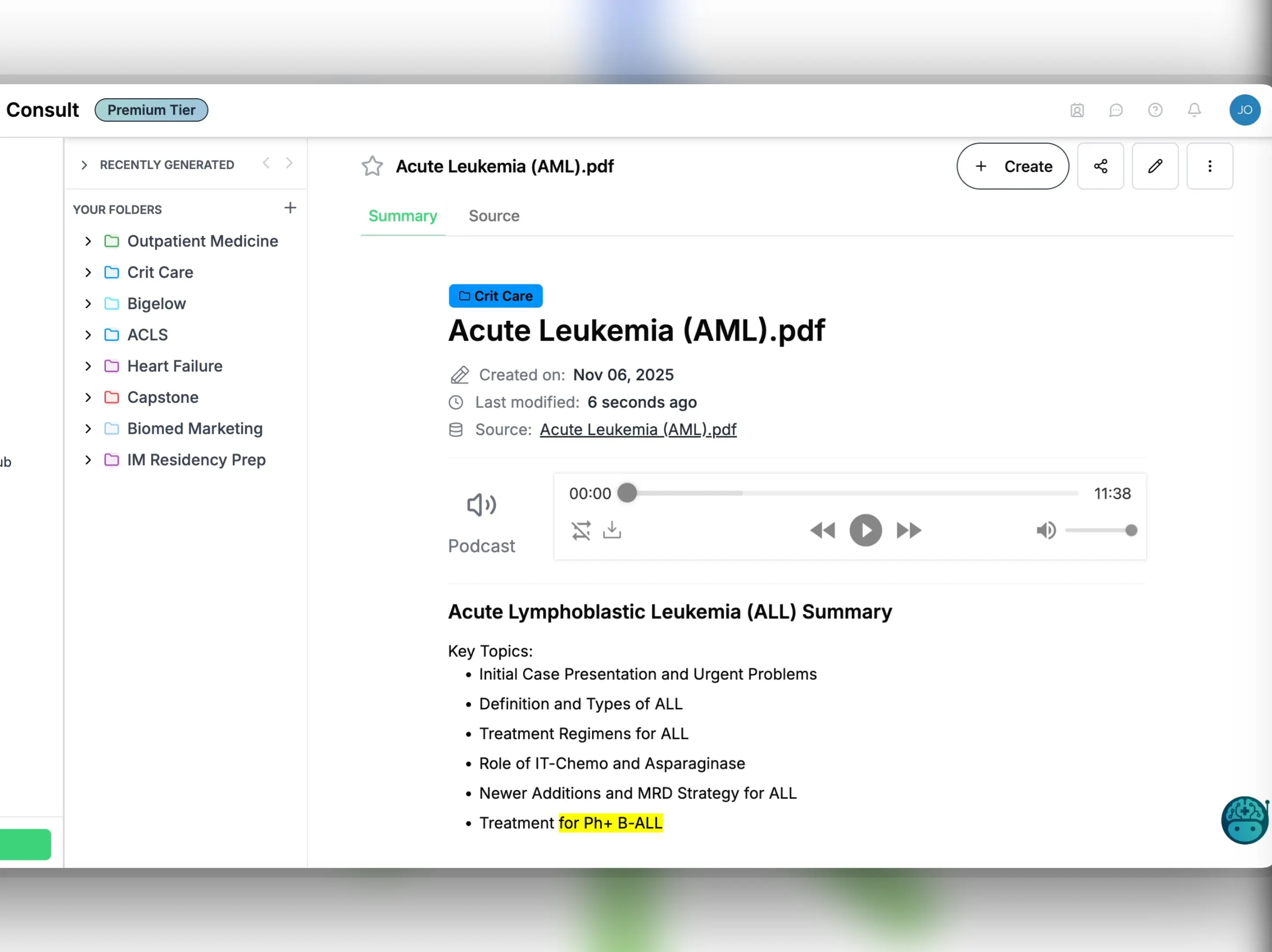 Step 2: Organize files into folders and create study materials.