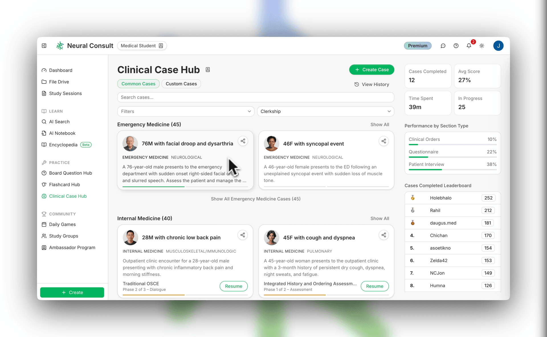Clinical Case Simulator